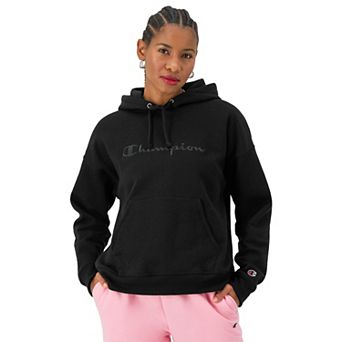 Women's Champion® Powerblend Embroidered Logo Hoodie