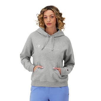 Women's Champion® Powerblend Embroidered Logo Hoodie