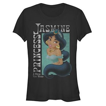 Disney's Juniors' Disney Princess Jasmine Poster Fitted Tee