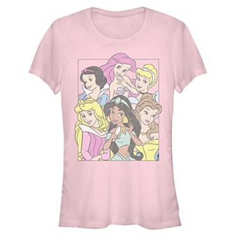 Disney's Juniors' Disney Princesses Group Photo Fitted Tee