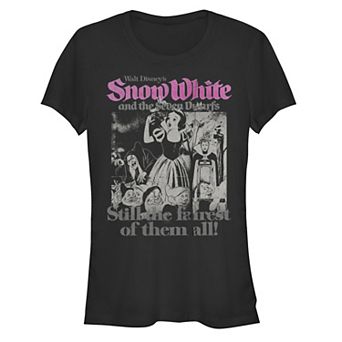 Disney's Juniors' Snow White & The Seven Dwarfs Still The Fairest Fitted Tee