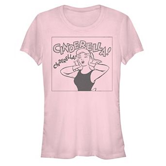 Disney's Juniors' Cinderella Housemaid Box Fitted Tee
