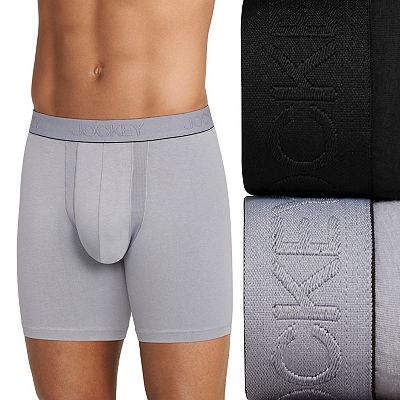 Jockey No-Chafe Pouch Boxer Briefs 3-Pack – Soft Stretch Comfort In Navy/Teal, Size XL (40-42) | Men's Underwear 9 thumbnail image