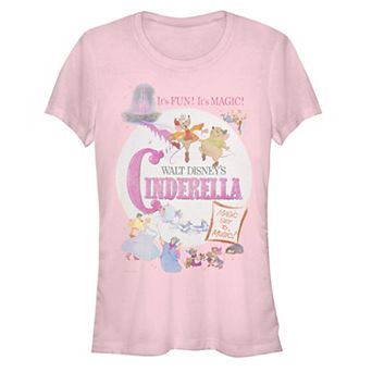 Disney's Cinderella Movie Poster Juniors' Fitted Graphic Tee