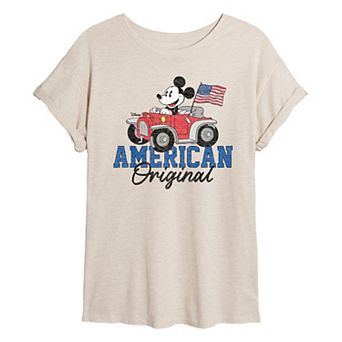 Disney's Juniors' American Original Oversized Tee