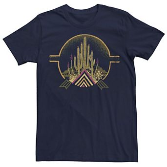 Men's Native Cacti Desert Mesa Graphic Tee