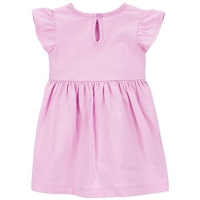 Baby Girl Carter's 3-Piece Dress, Diaper Cover, and Bodysuit Set