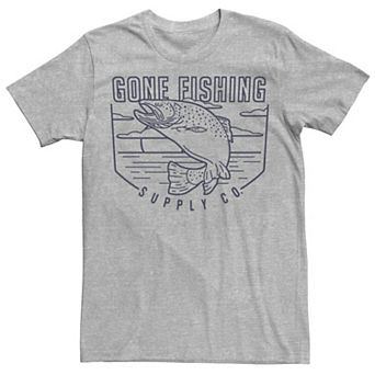 Men's Gone Fishing Supply Co. Salmon Graphic Tee