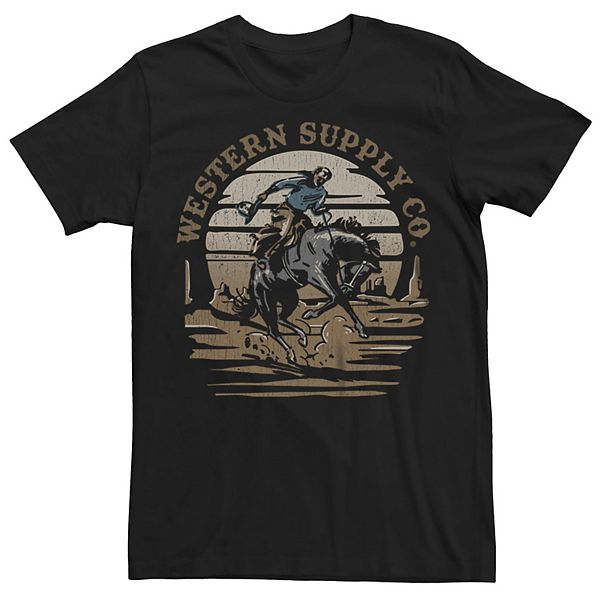 Men's Western Supply Co. Cowboy Horse Graphic Tee