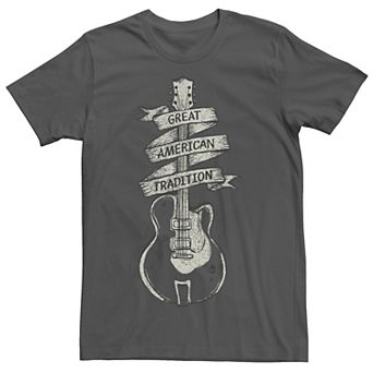 Men's Great American Tradition Guitar Ribbon Graphic Tee