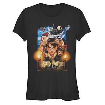 Juniors' Harry Potter And The Sorcerer's Stone Poster Fitted Tee