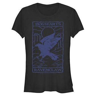 Juniors' Harry Potter Ravenclaw Vintage Poster Fitted Tee