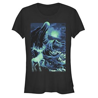 Juniors' Harry Potter Dementor & Patronus Fitted Tee
