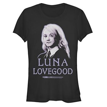 Juniors' Harry Potter Luna Lovegood Portrait Fitted Tee