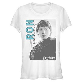 Juniors' Harry Potter Ron Weasley Poster Fitted Tee
