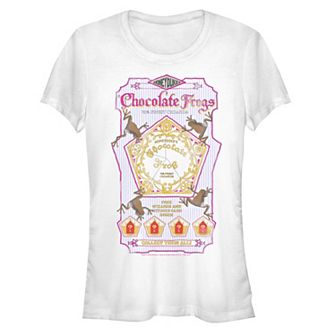 Juniors' Harry Potter Chocolate Frogs Box Fitted Tee