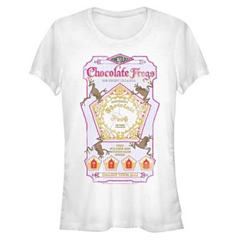 Juniors' Harry Potter Chocolate Frogs Box Fitted Tee