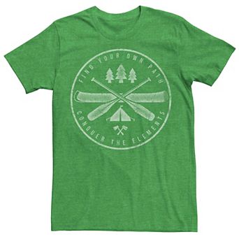 Men's Find Your Own Path Conquer the Elements Graphic Tee