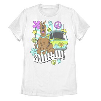 Juniors' Scooby-Doo Flower Power Graphic Tee