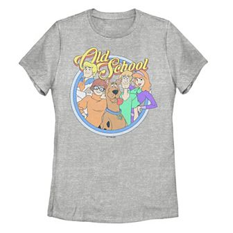 Juniors' Scooby-Doo Old School Badge Graphic Tee