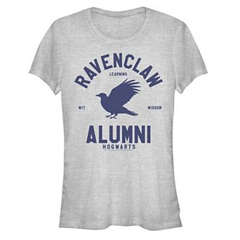 Juniors' Harry Potter Ravenclaw Alumni Logo Fitted Graphic Tee