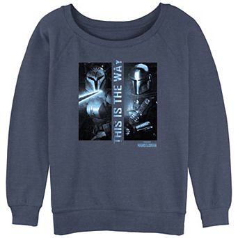 Juniors' The Mandalorian This Is The Way Scene Graphic Fleece