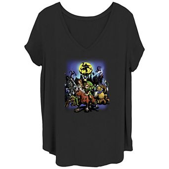 Juniors' Plus Size The Legend Of Zelda Majora's Mask Group At Night Graphic Tee