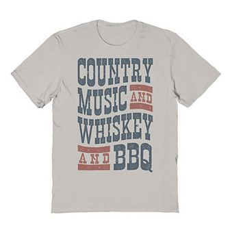 Men's COLAB89 Country Music & BBQ Graphic Tee