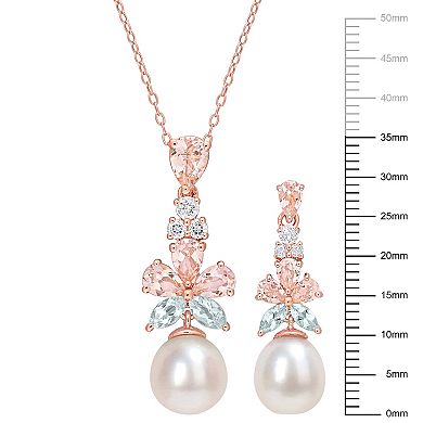 Stellar Rose pearl necklace 77017 main image 0