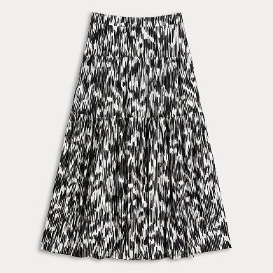 Women's Simply Vera Vera Wang Tiered Knit Maxi Skirt