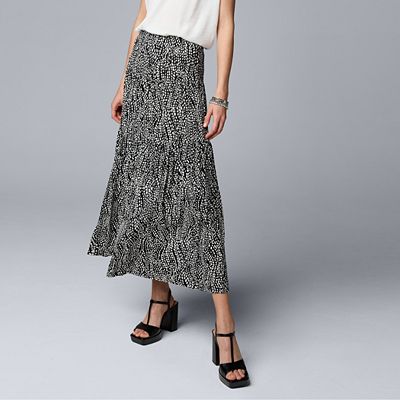 Women s Simply Vera Vera Wang Tiered Knit Maxi Skirt