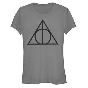 Juniors' Harry Potter Deathly Hallows Symbol Graphic Tee