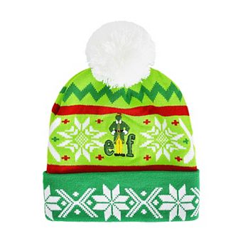 Elf Light-Up Pom Cuffed Beanie Hat