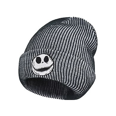 Disney's Nightmare before Christmas Glow In The Dark Jack Striped Beanie