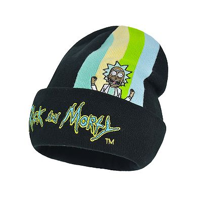 Men's Rick and Morty Stripe Beanie