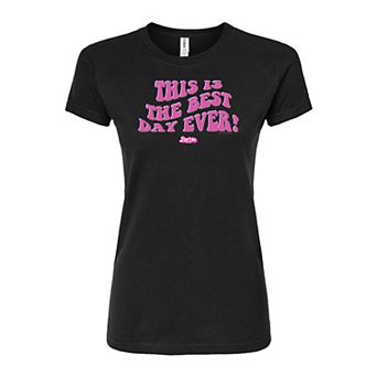 Juniors' Barbie The Movie Best Day Fitted Tee