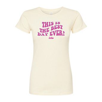 Juniors' Barbie The Movie Best Day Fitted Tee
