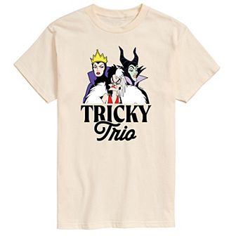 Disney Villains Men's Tricky Trio Graphic Tee