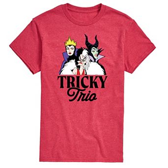Disney Villains Men's Tricky Trio Graphic Tee