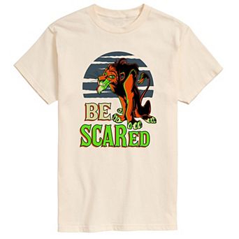 Disney Villains Lion King Scar Men's Be Scared Graphic Tee