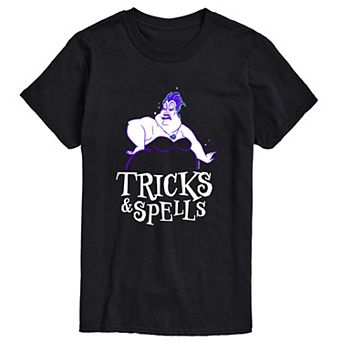 Disney Villains Little Mermaid Ursula Men's Tricks Spells Graphic Tee