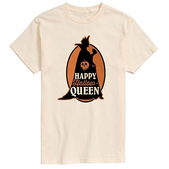 Disney Villains Snow White Evil Queen Men's Happy Hallow-Queen Graphic Tee