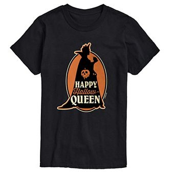 Disney Villains Snow White Evil Queen Men's Happy Hallow-Queen Graphic Tee