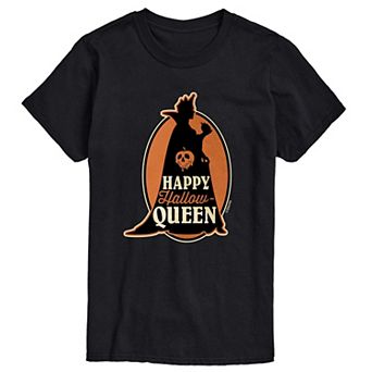 Disney Villains Snow White Evil Queen Men's Happy Hallow-Queen Graphic Tee