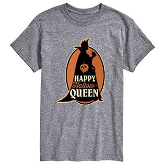 Disney Villains Snow White Evil Queen Men's Happy Hallow-Queen Graphic Tee