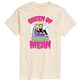 Disney Villains Snow White Evil Queen Men's Queen Of Mean Graphic Tee
