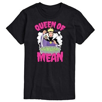 Disney Villains Snow White Evil Queen Men's Queen Of Mean Graphic Tee