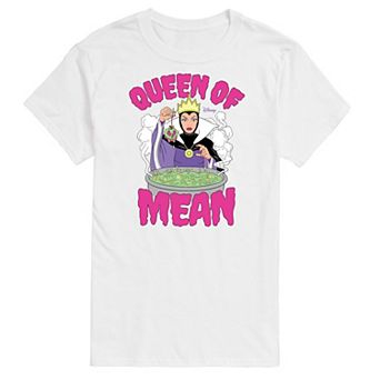 Disney Villains Snow White Evil Queen Men's Queen Of Mean Graphic Tee