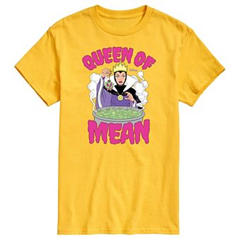 Disney Villains Snow White Evil Queen Men's Queen Of Mean Graphic Tee
