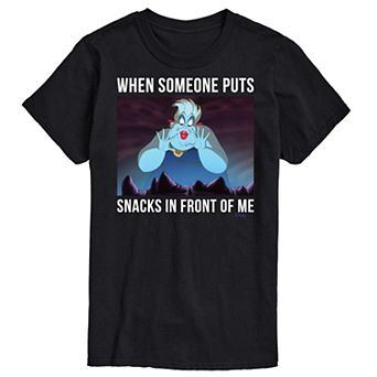 Disney Villains The Little Mermaid Ursula Men's Snacks Graphic Tee